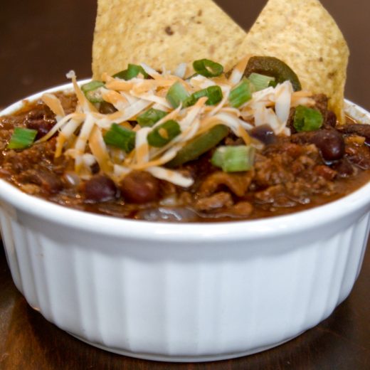 Beer, Beef & Bacon Chili