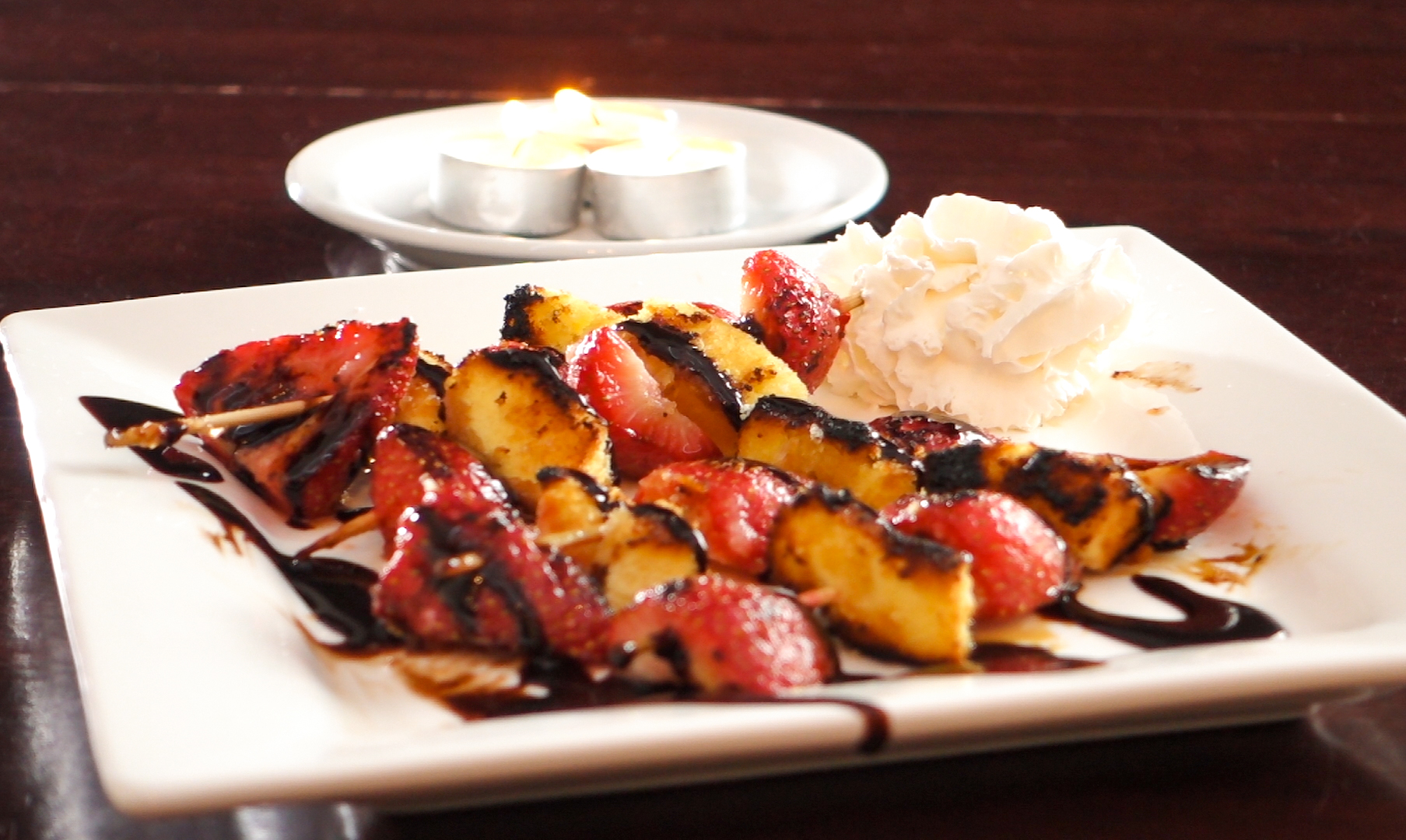 Strawberry brochettes