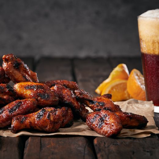 Root Beer Chicken Wings