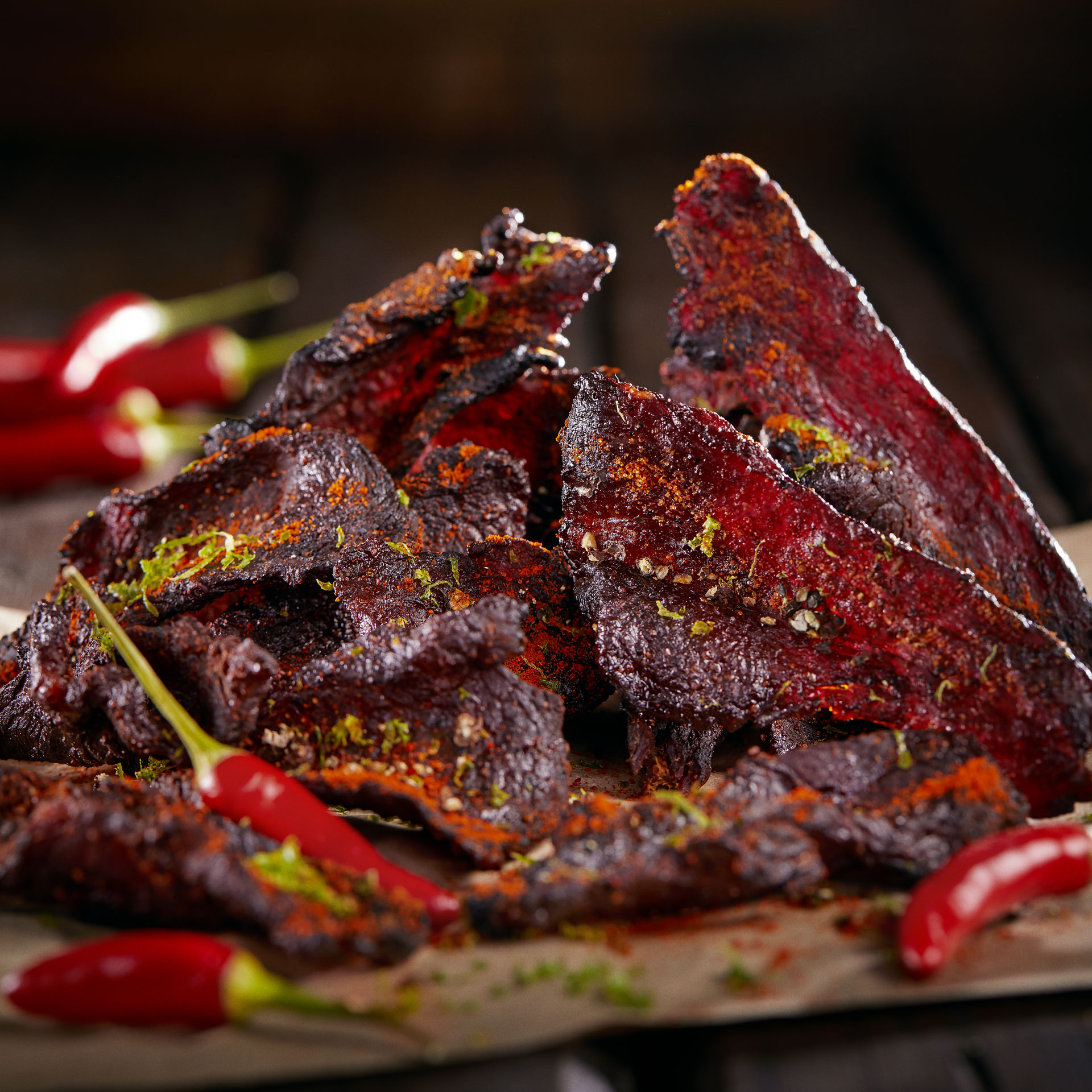 Chili Lime Jerky GRILLED