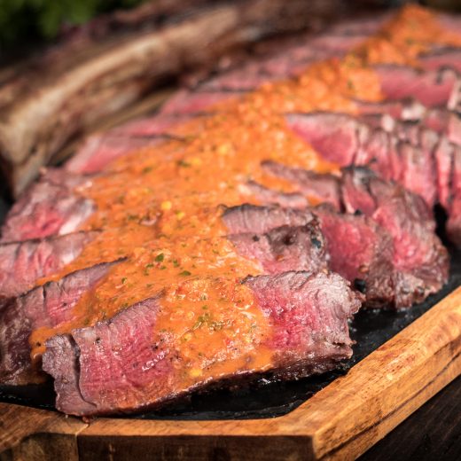 Tomahawk with Chimichurri Rojo