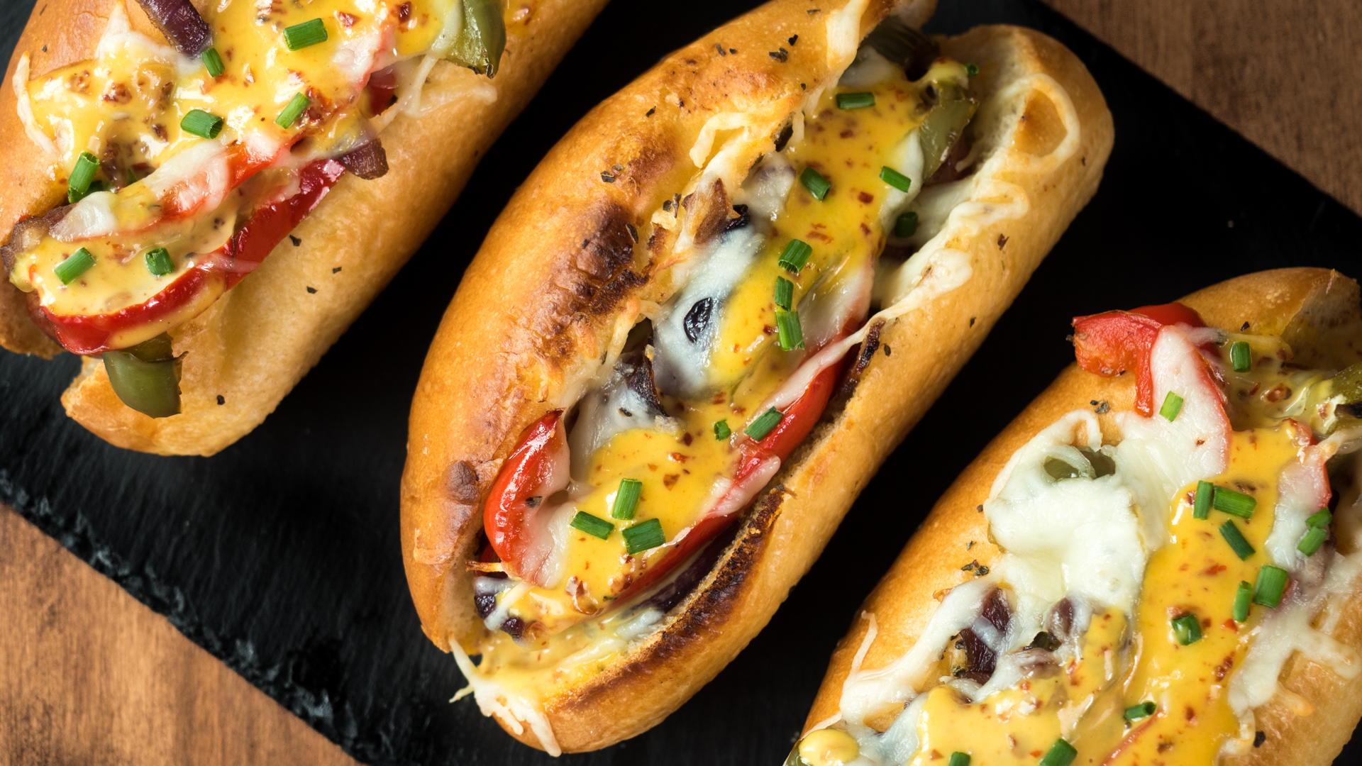 Sausage & Pepper Heroes - GRILLED