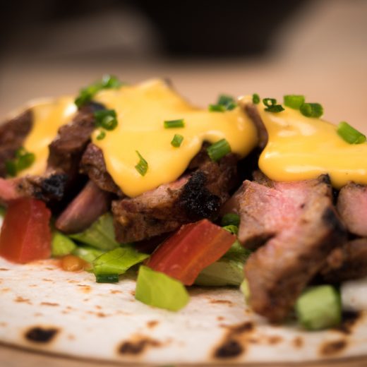 Spicy Steak & Cheese Tacos