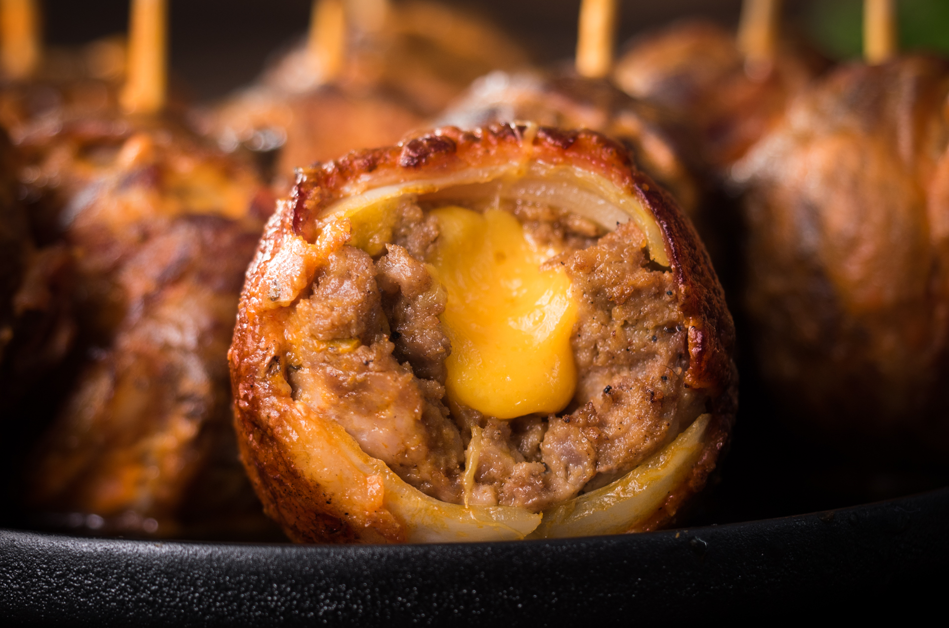Cheese-Stuffed Habanero Fireballs - GRILLED