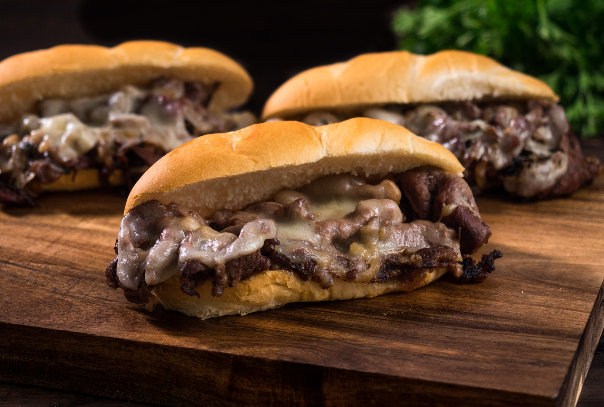 Oak Smoked Cheesesteak - GRILLED