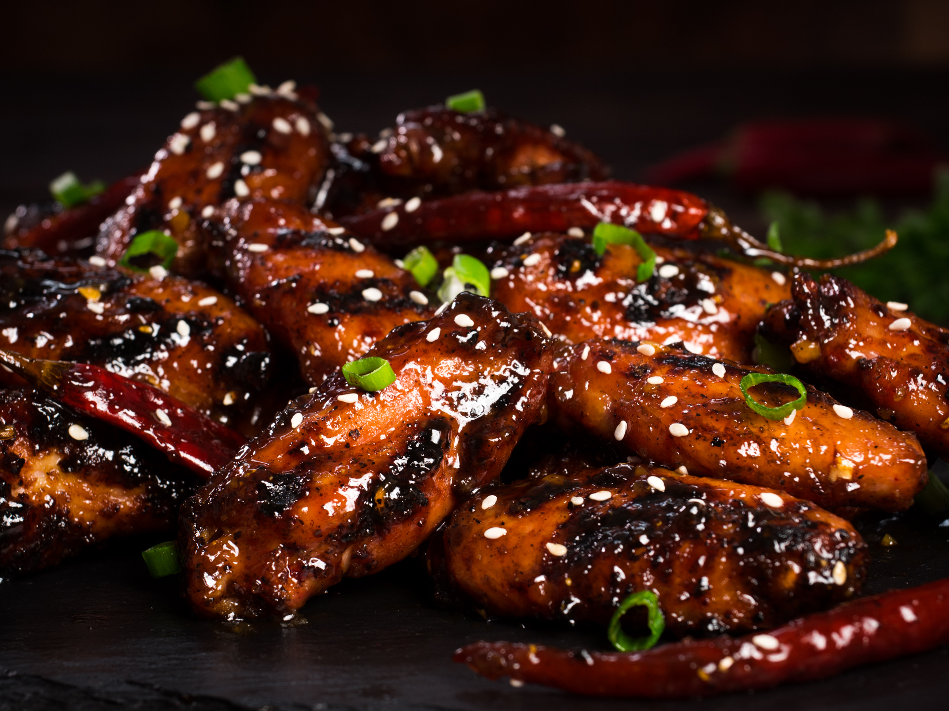 General Tso Grilled Wings