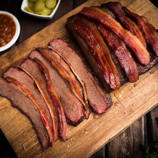 Bacon Smoked Brisket Flat