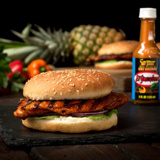 Pineapple Habanero Chicken Burgers