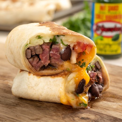 Habanero Skirt Steak Burritos