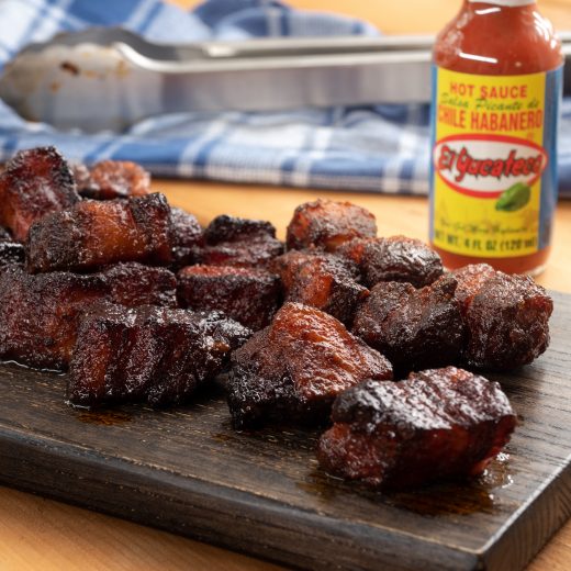 Habanero Brown Sugar Pork Belly Burnt Ends