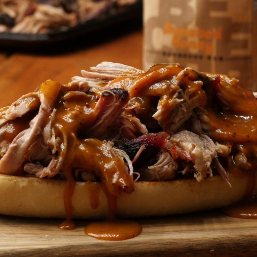 Roasted Honey Pulled Pork Subs