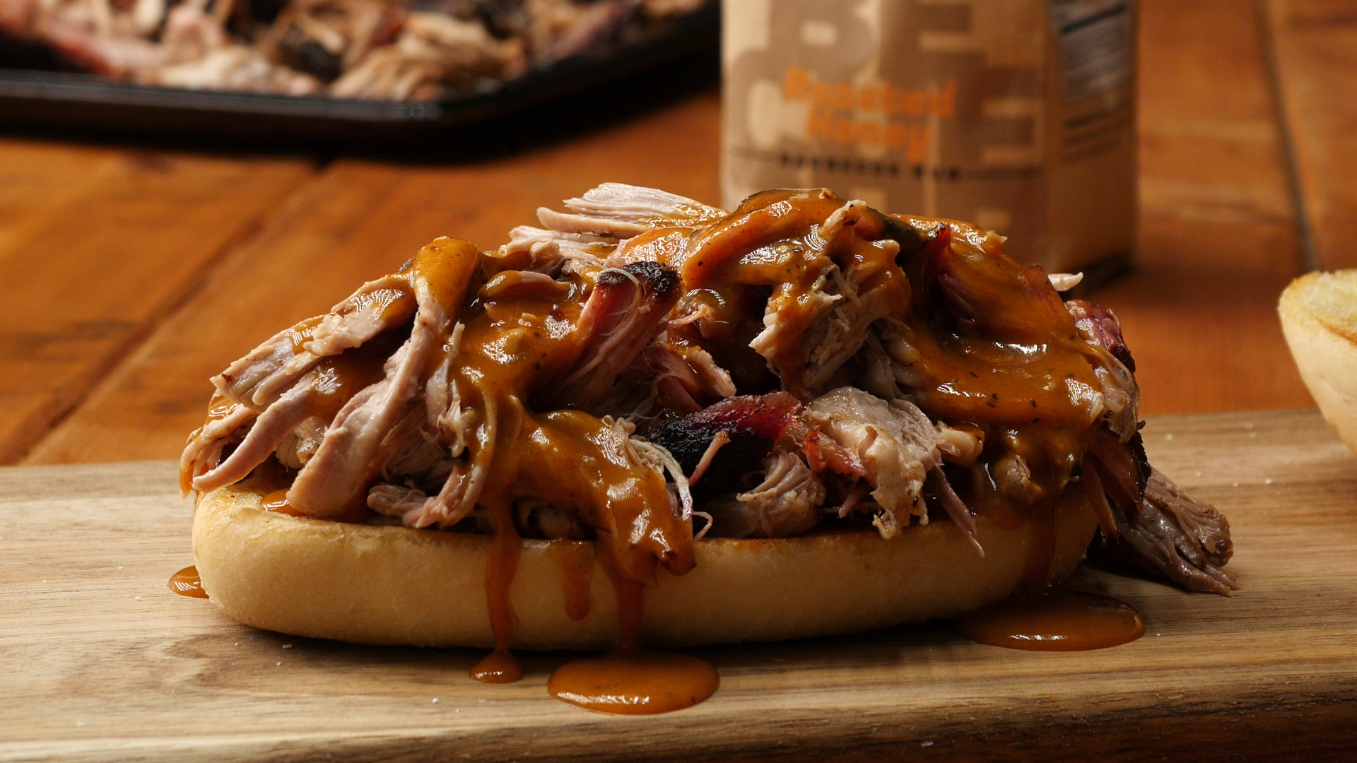 Roasted Honey Pulled Pork Subs - GRILLED