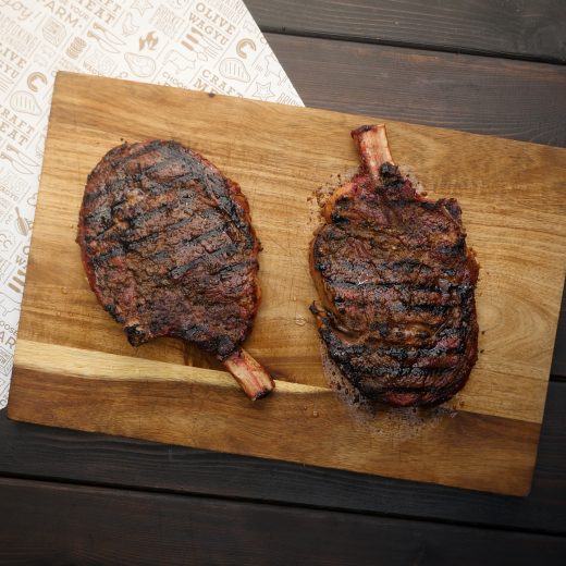 Dry-Aged Cowboy Ribeye Steaks