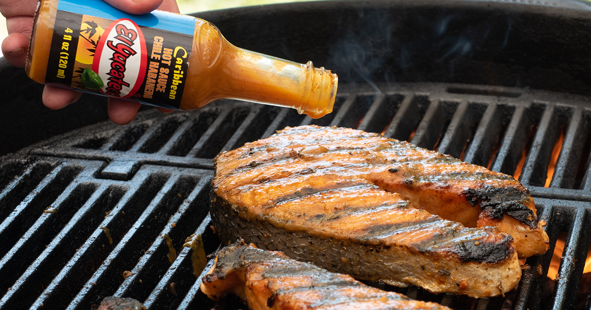 Caribbean Grilled Salmon Darnes - GRILLED