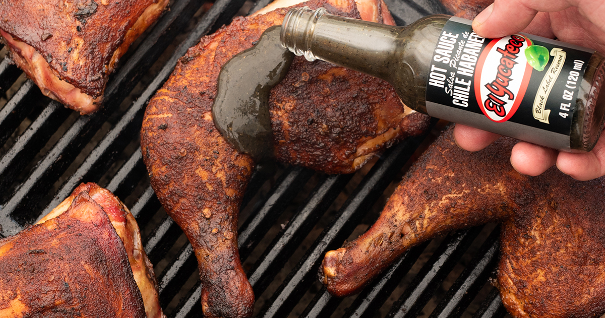 Black Label Smoked Chicken Quarters - GRILLED