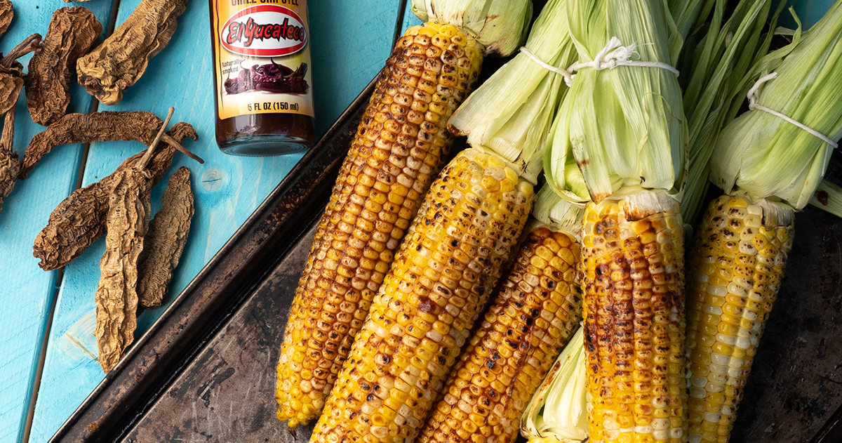 Chipotle Grilled Corn on the Cob - GRILLED