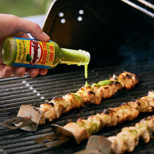 Green Habanero Chicken Shawarma Kebabs