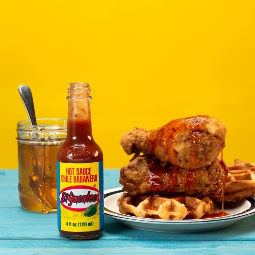 Honey-Habanero Fried Chicken Waffles