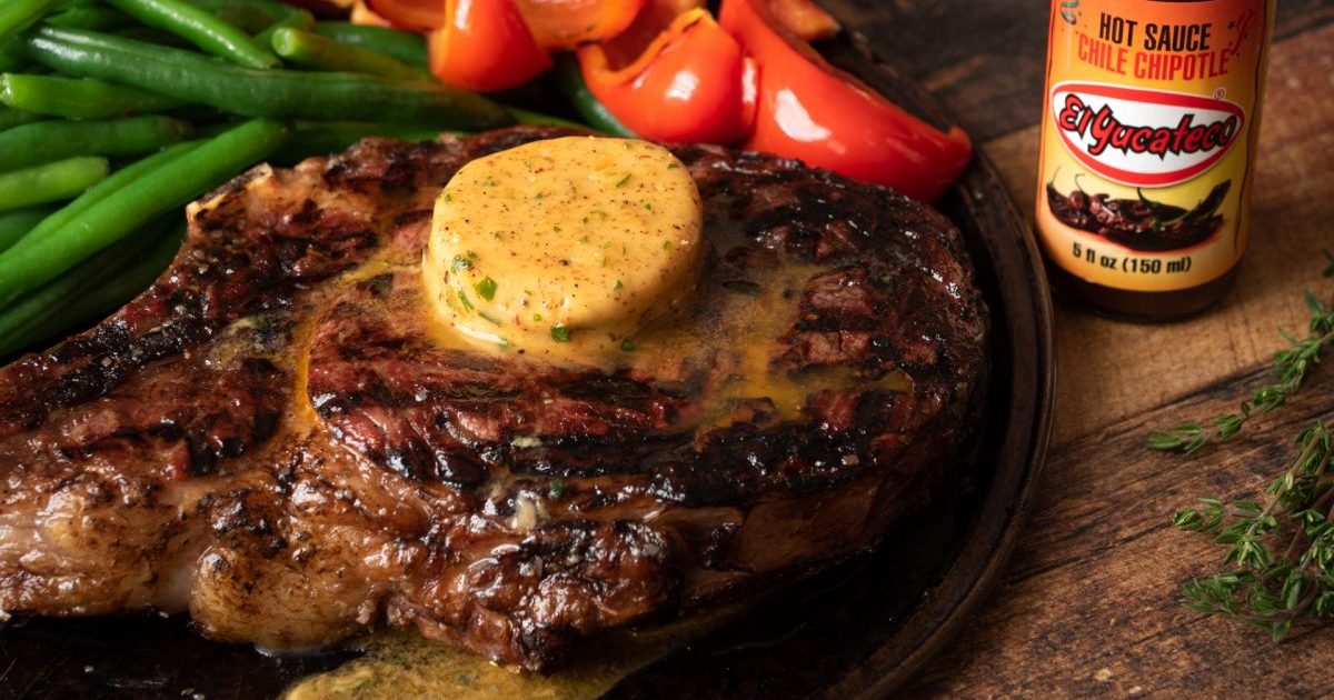 Ribeye Steak with Chipotle Compound Butter - GRILLED