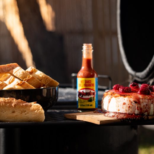 Habanero Raspberry Planked Brie Cheese