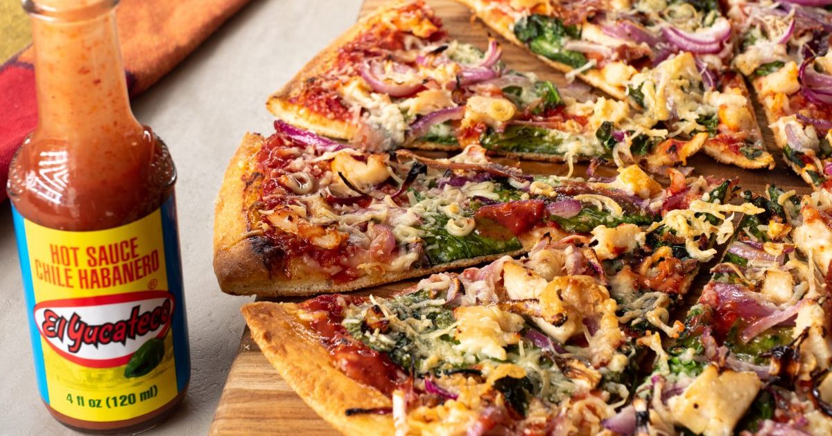 Spicy Chicken Parm Pizza - GRILLED