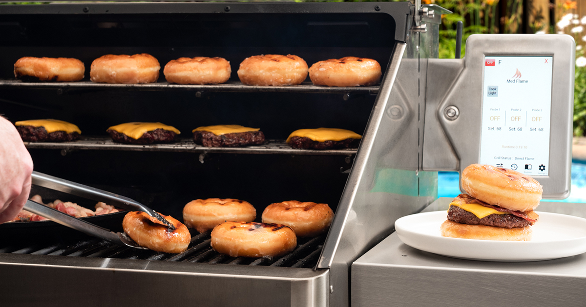 The Infamous Luther Burger - GRILLED