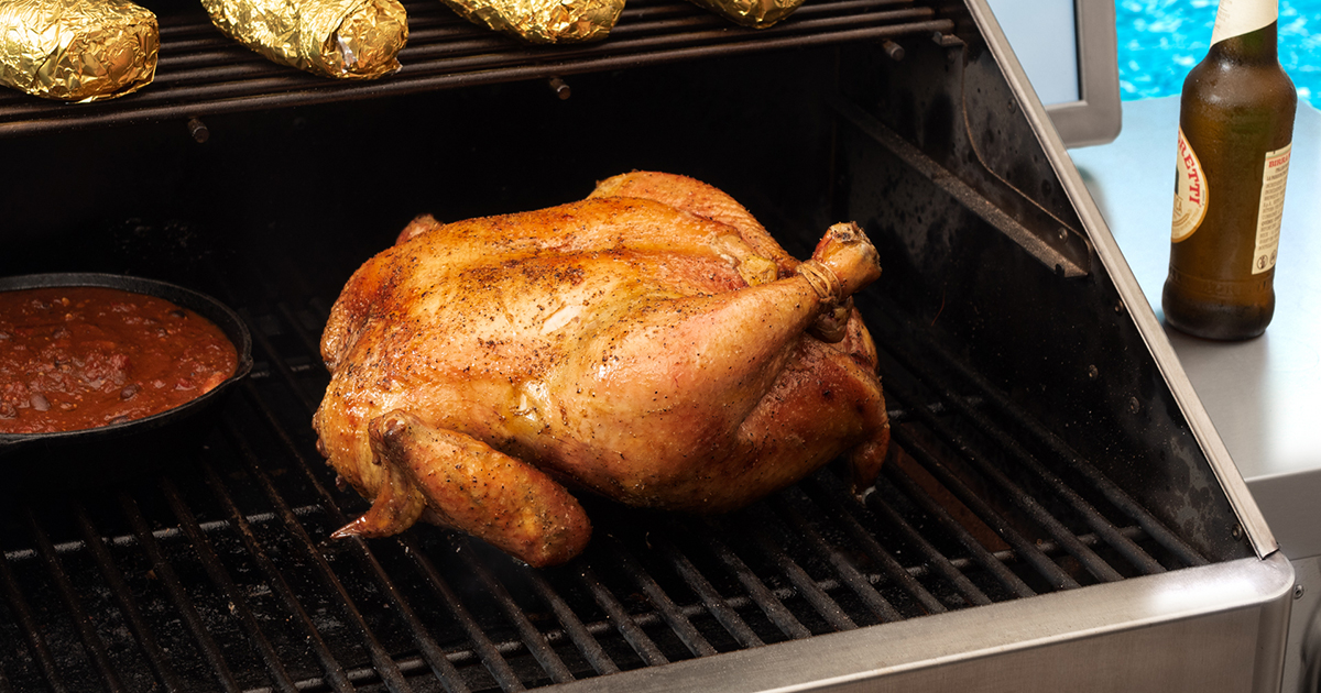 Smoked Whole Chicken - GRILLED