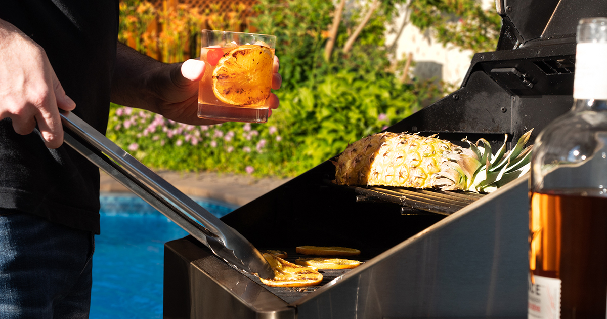 Charred Old Fashioned - GRILLED