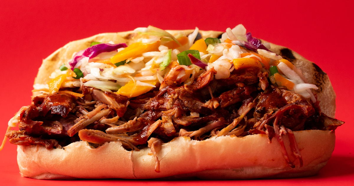 Al Pastor Pulled Pork with Mango Slaw GRILLED