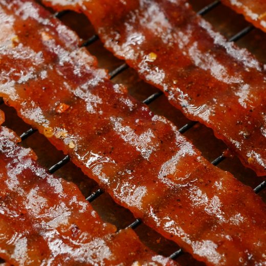 Hot Pepper Candied Bacon