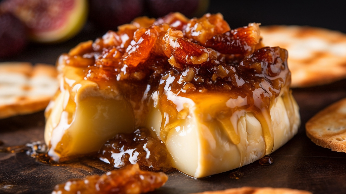 BBQ Baked Brie with Fig Jam GRILLED