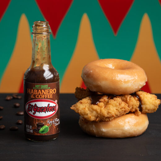 Donut Fried Chicken Burger