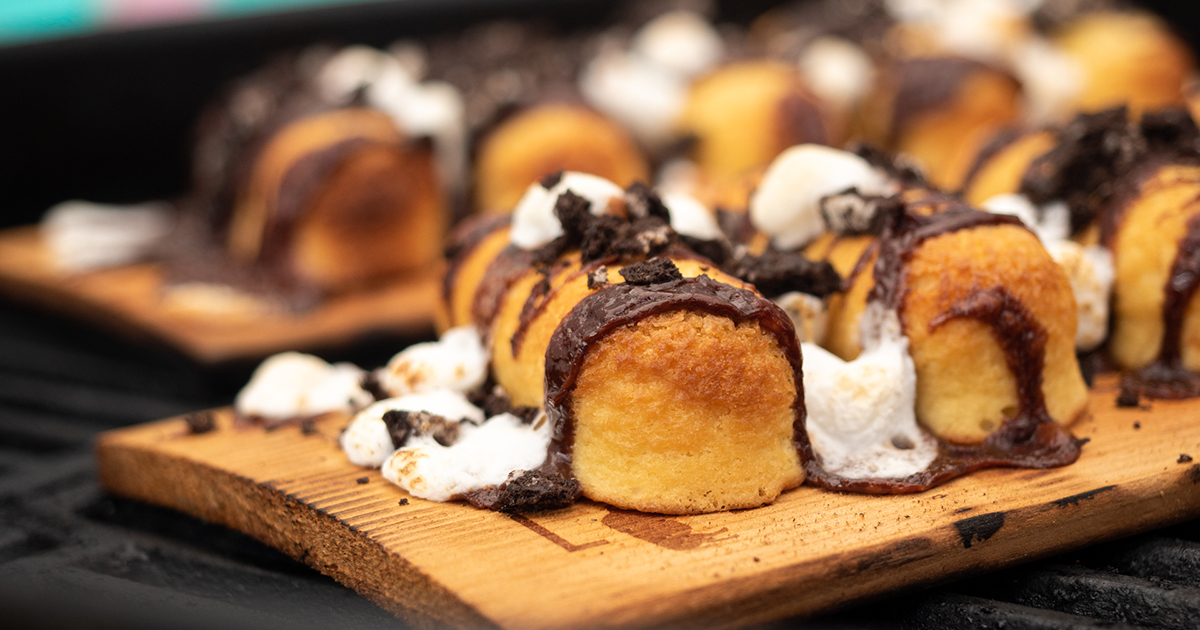 Cedar-Planked Twinkies - GRILLED