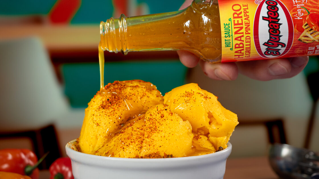 Spicy Mango Sorbet - GRILLED