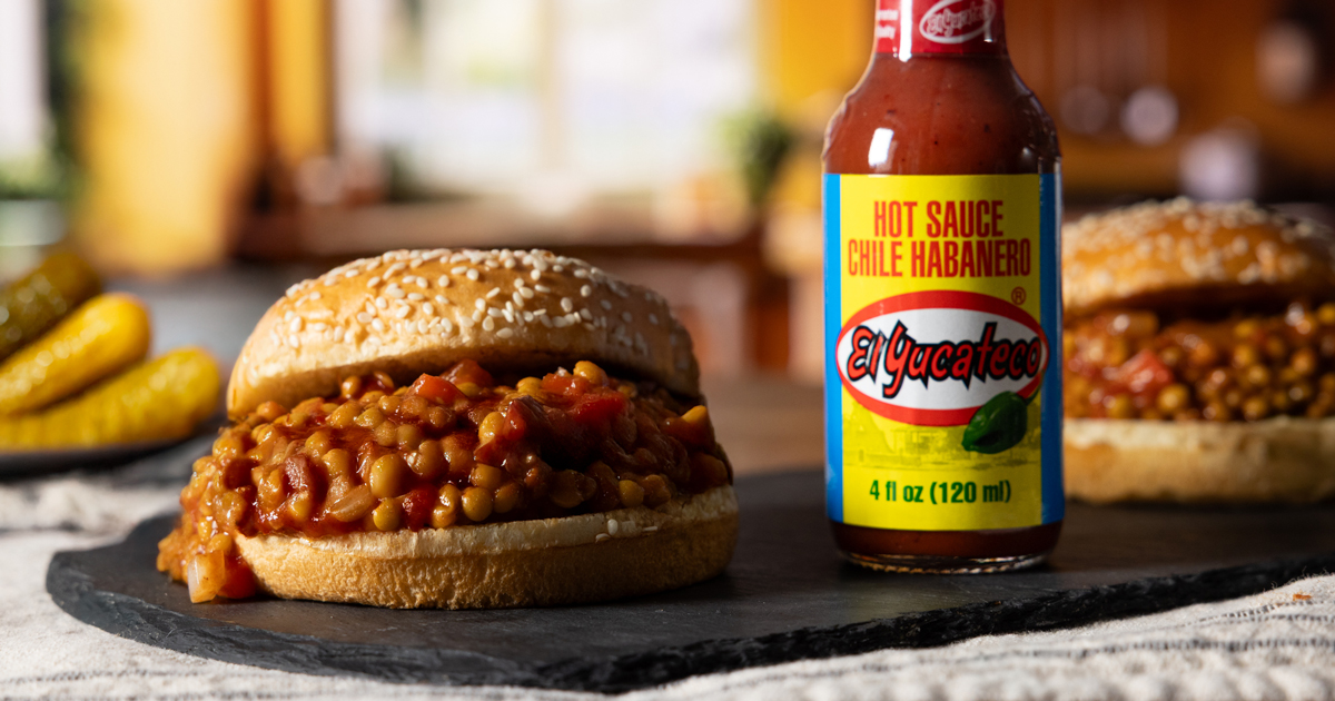 Lentil Sloppy Joes - GRILLED